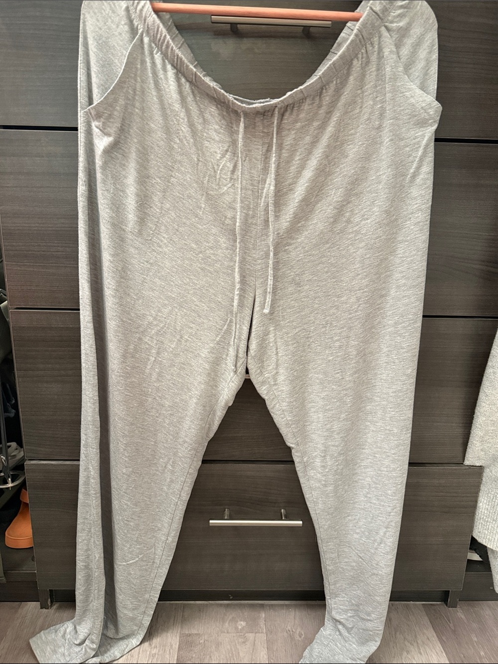 Auden Light Gray Heather Drawstring Lounge Pants